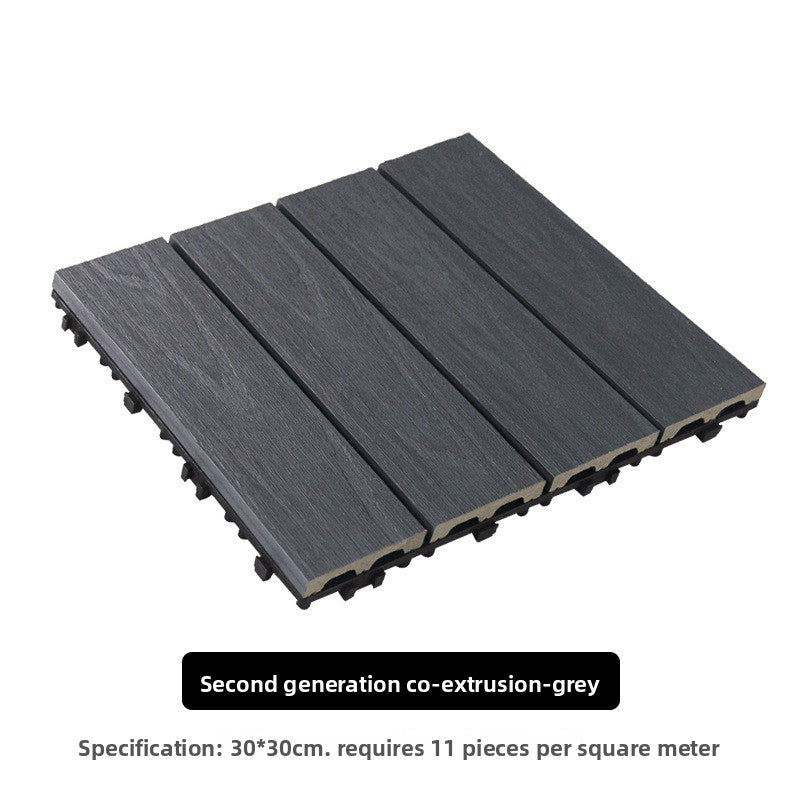 Outdoor Wood Plastic Composite Floor Tiles