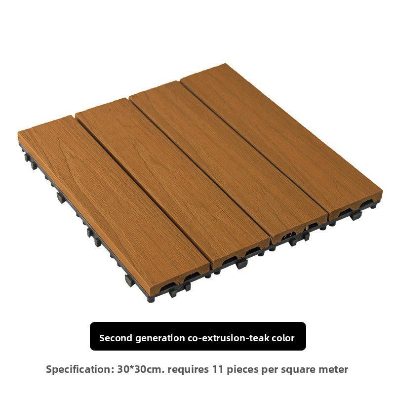 Outdoor Wood Plastic Composite Floor Tiles