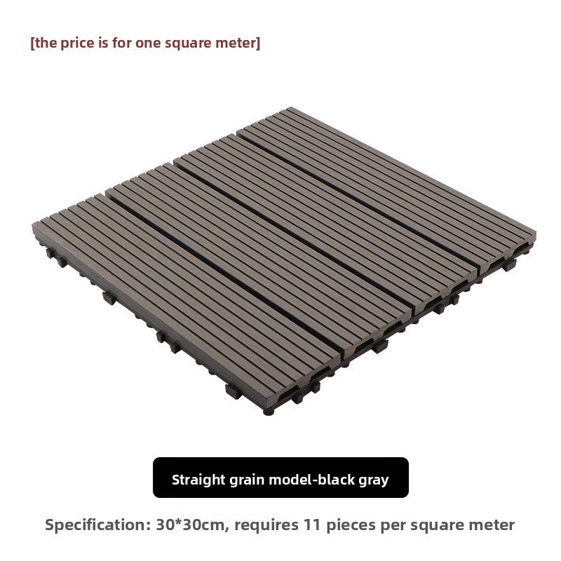 Outdoor Wood Plastic Composite Floor Tiles