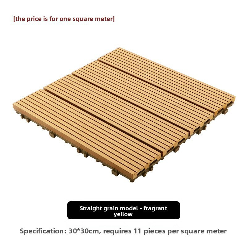 Outdoor Wood Plastic Composite Floor Tiles