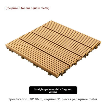 Outdoor Wood Plastic Composite Floor Tiles