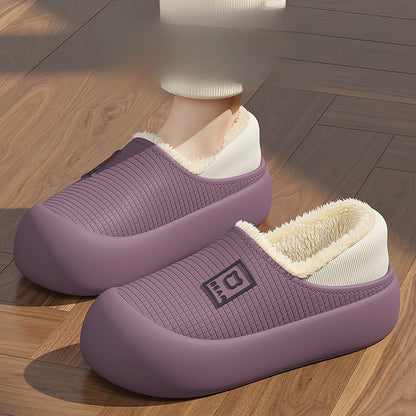 Outerwear cotton slippers