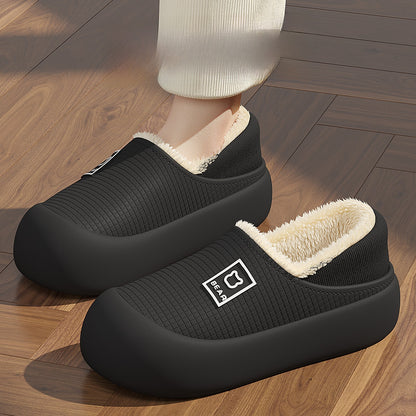 Outerwear cotton slippers
