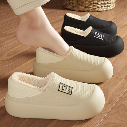 Outerwear cotton slippers