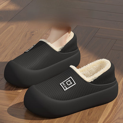 Outerwear cotton slippers