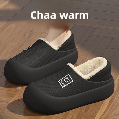 Outerwear cotton slippers