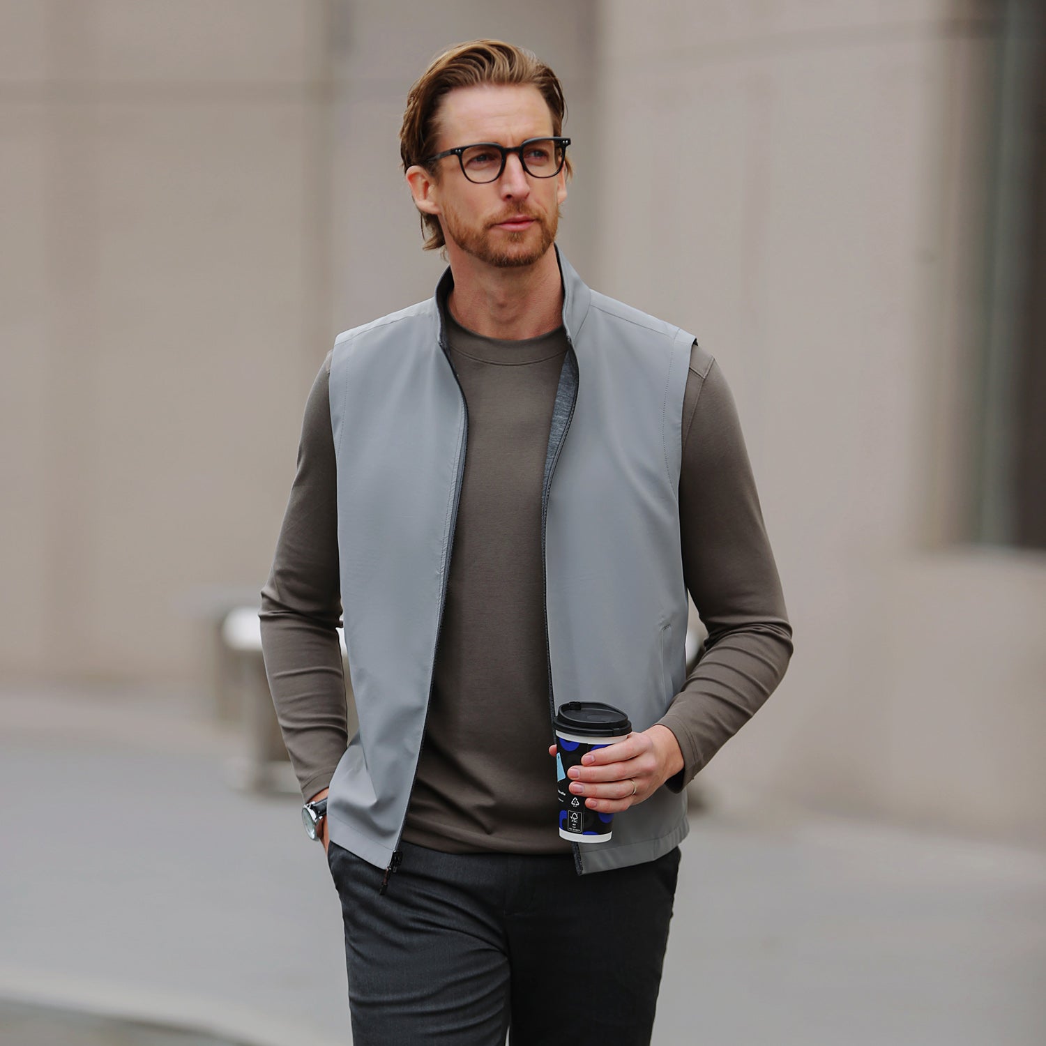 Outerwear woolen warm jacket
