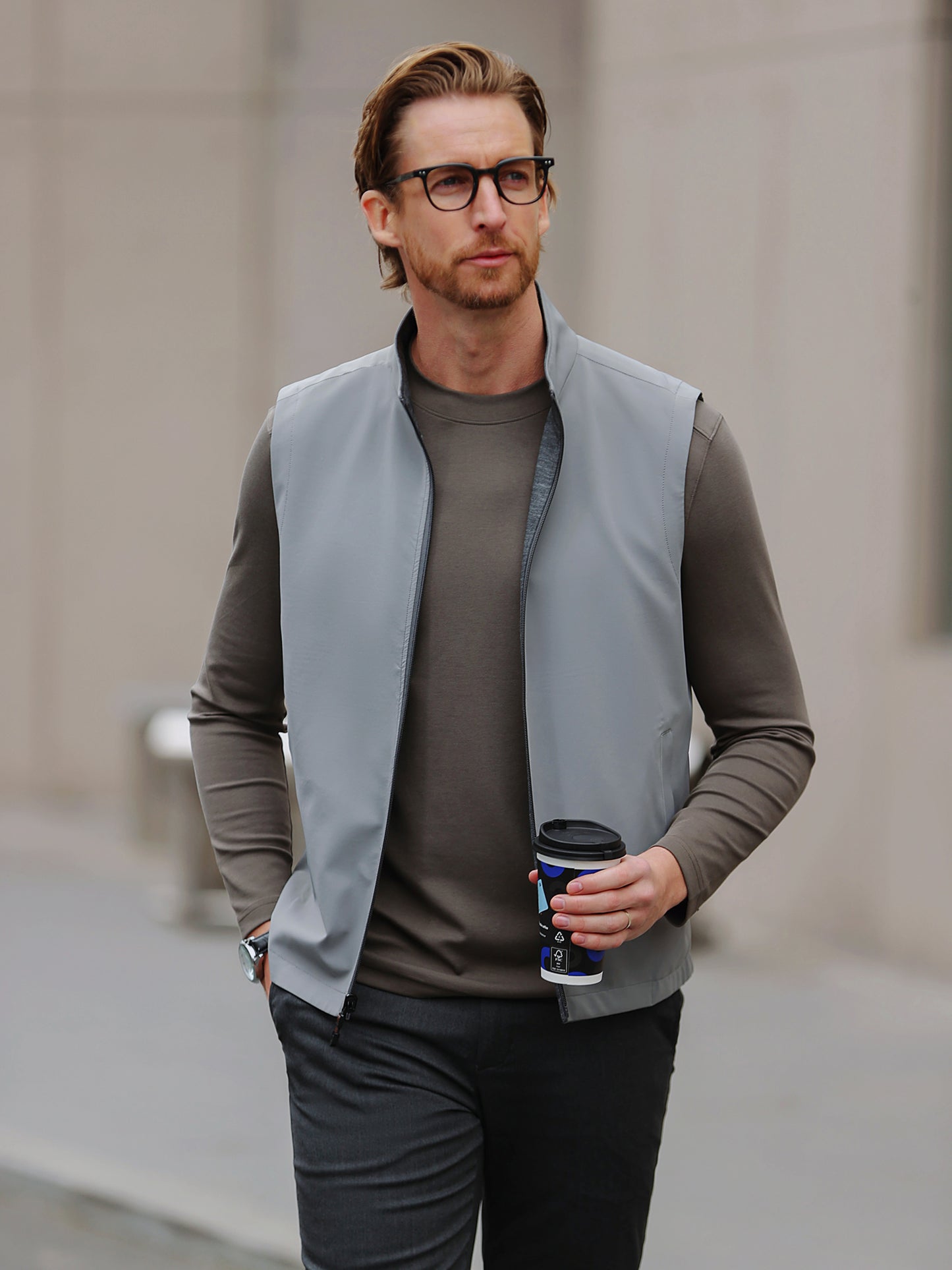 Outerwear woolen warm jacket