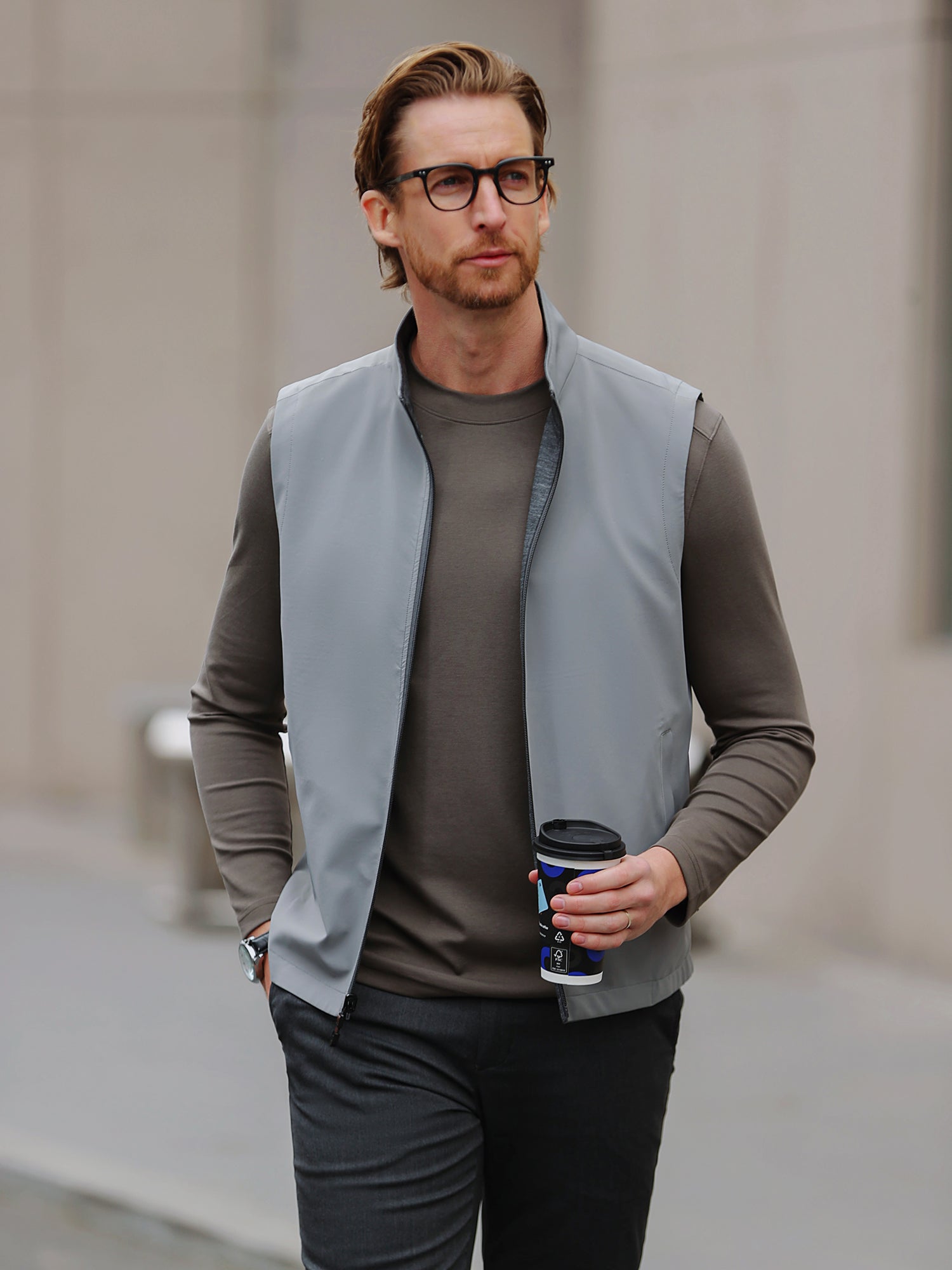 Outerwear woolen warm jacket