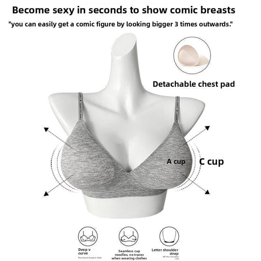 Outward-expanding bra