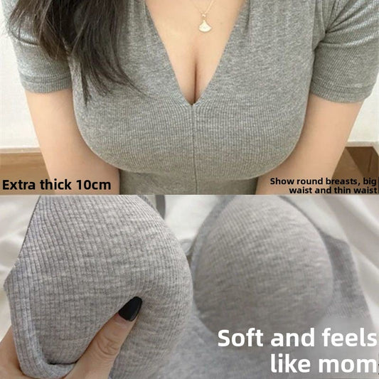 Outward-expanding bra