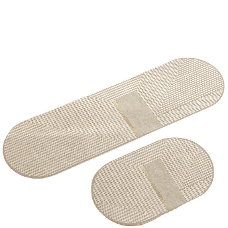 Oval Absorbent Anti-Slip Diatom Mud Mat