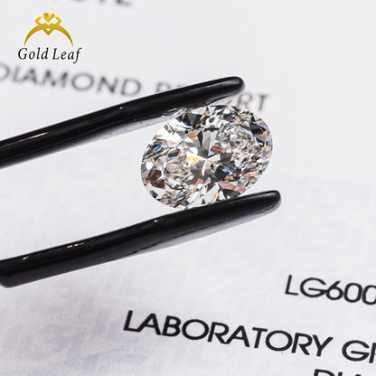 Oval E Color Lab Grown Diamond
