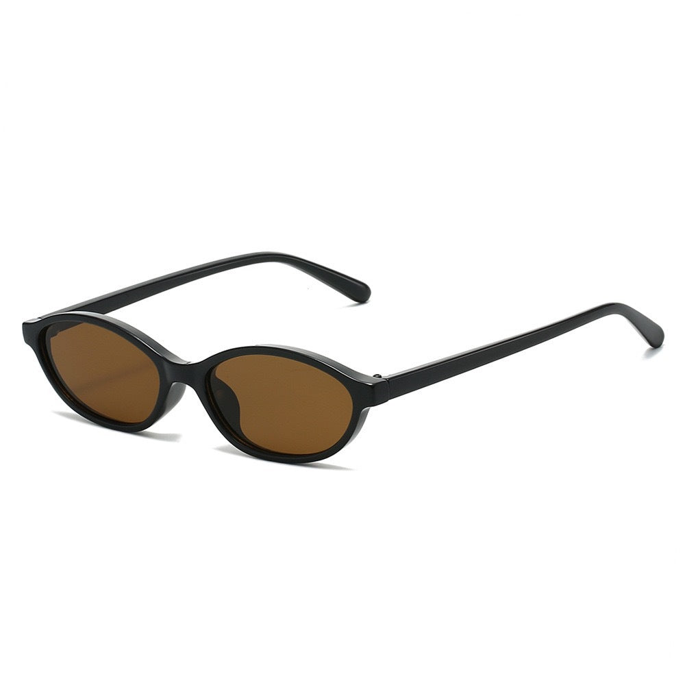 Oval Frame Sunglasses UV400 Protection