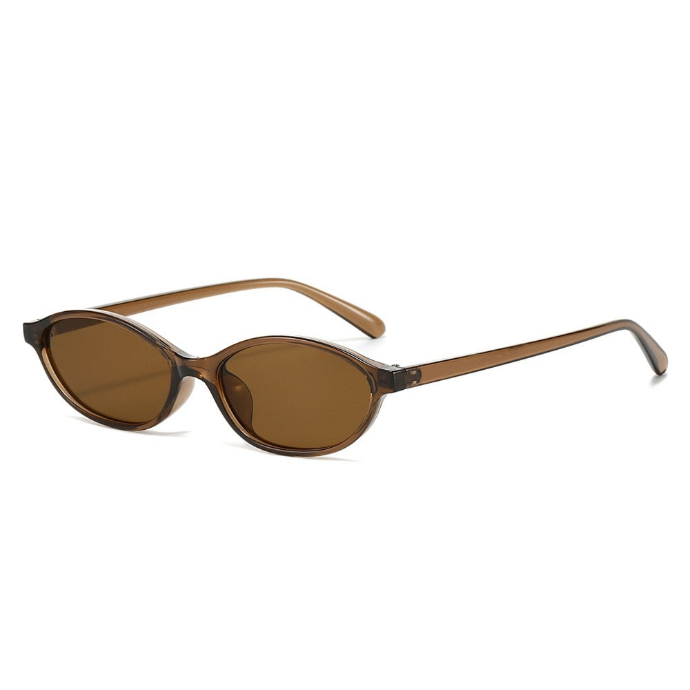 Oval Frame Sunglasses UV400 Protection