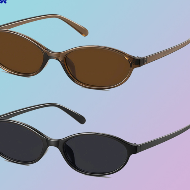 Oval Frame Sunglasses UV400 Protection