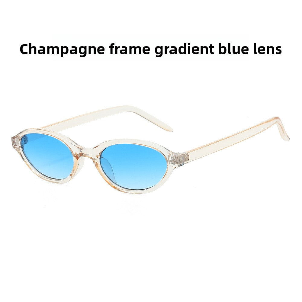 Oval Frame UV Protection Sunglasses