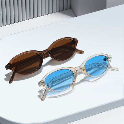 Oval Frame UV Protection Sunglasses