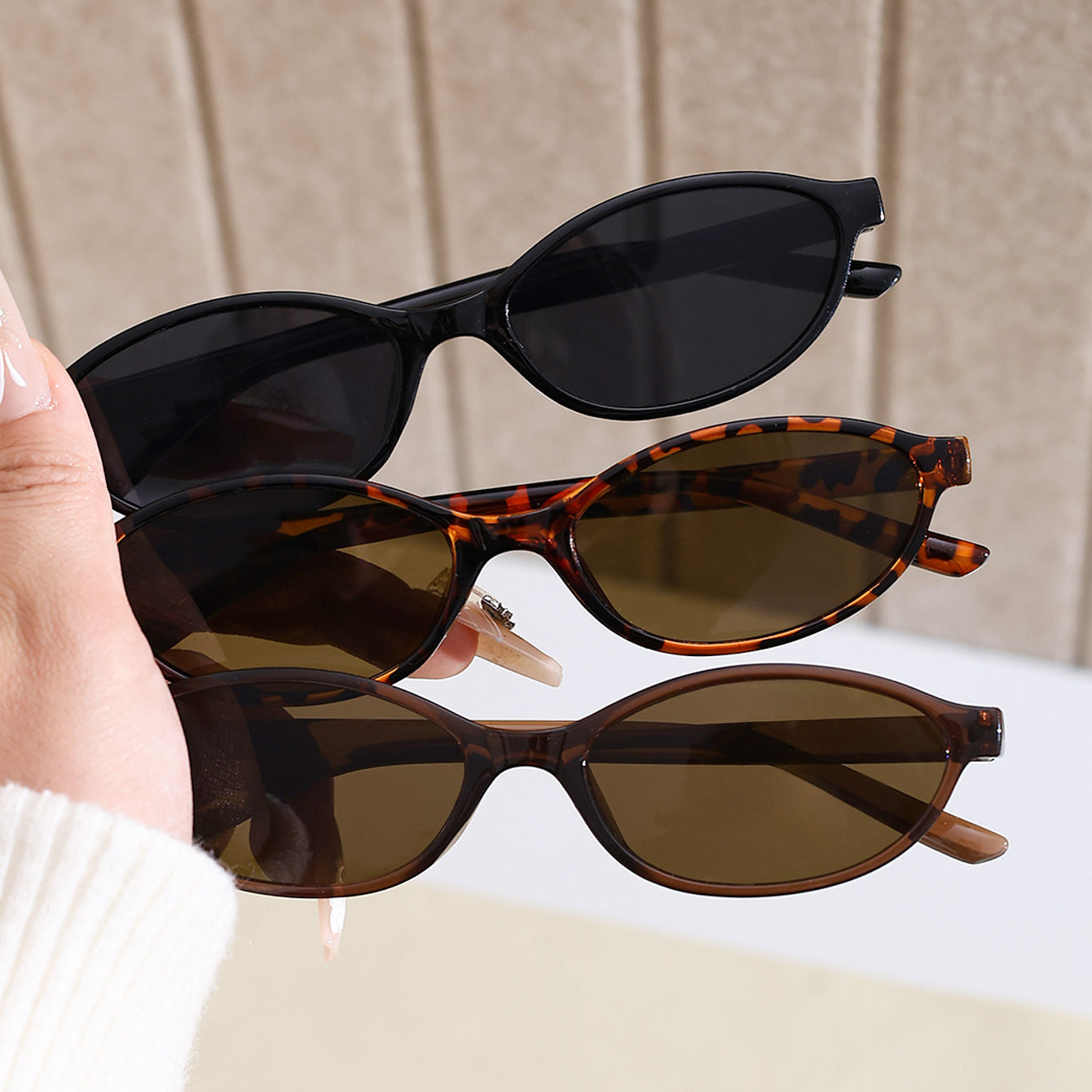 Oval Frame UV Protection Sunglasses