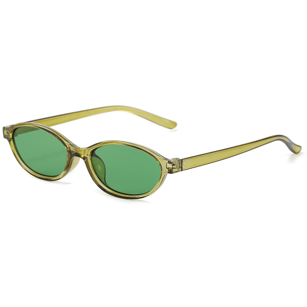 Oval Frame UV Protection Sunglasses