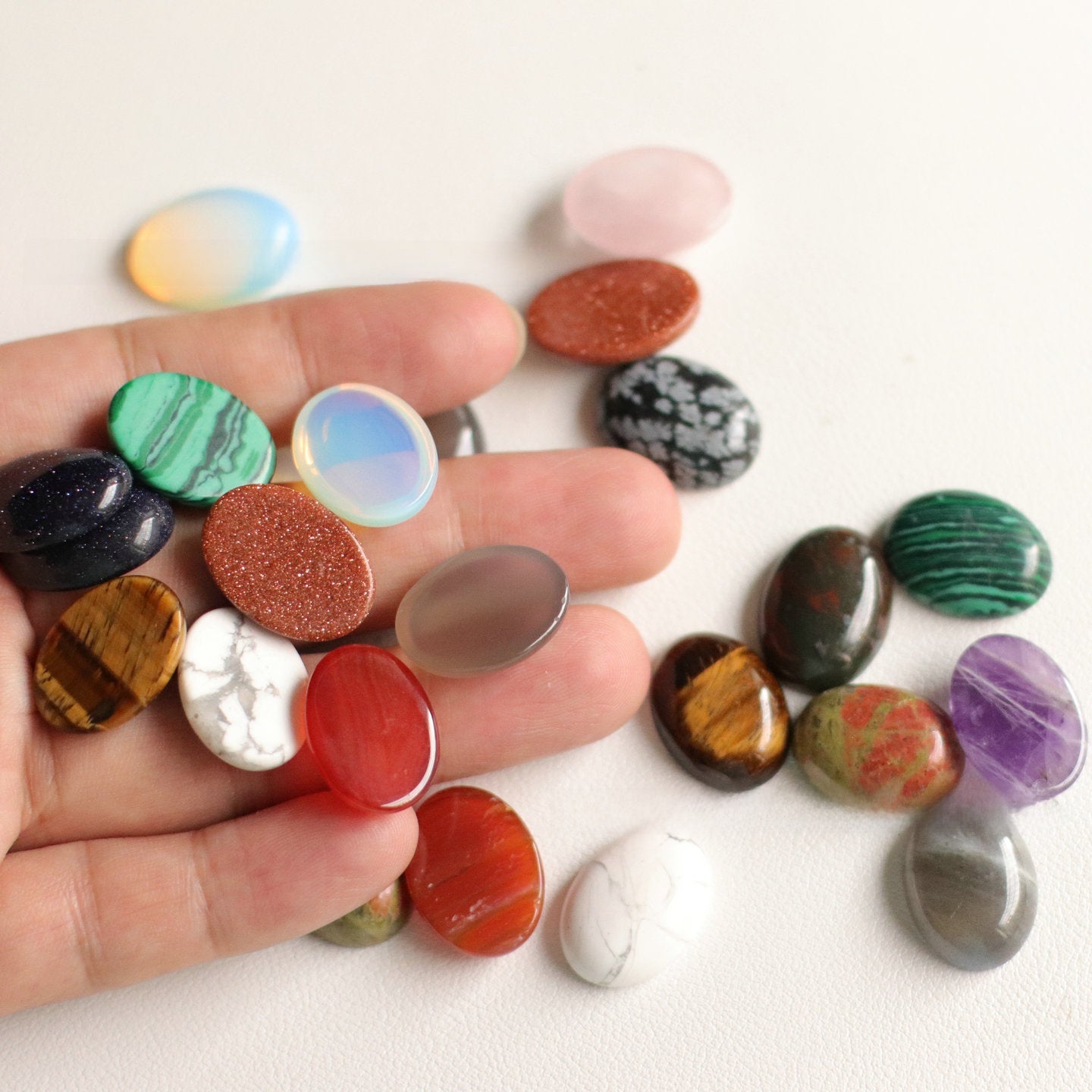 Oval Gemstone Dome Patch