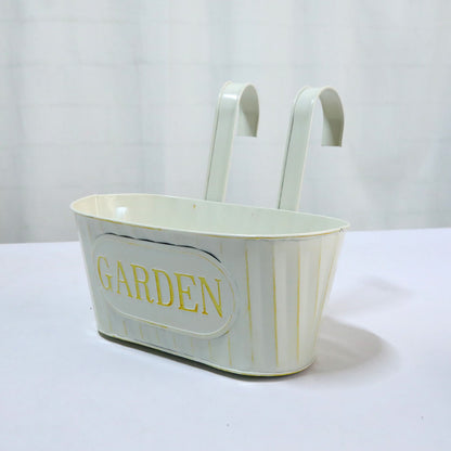 Oval Hanging Flower Pot