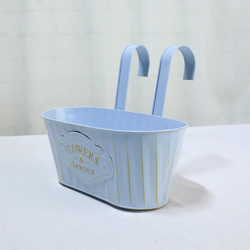 Oval Hanging Flower Pot