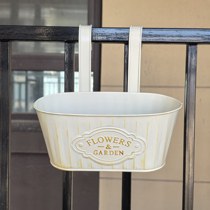 Oval Hanging Flower Pot