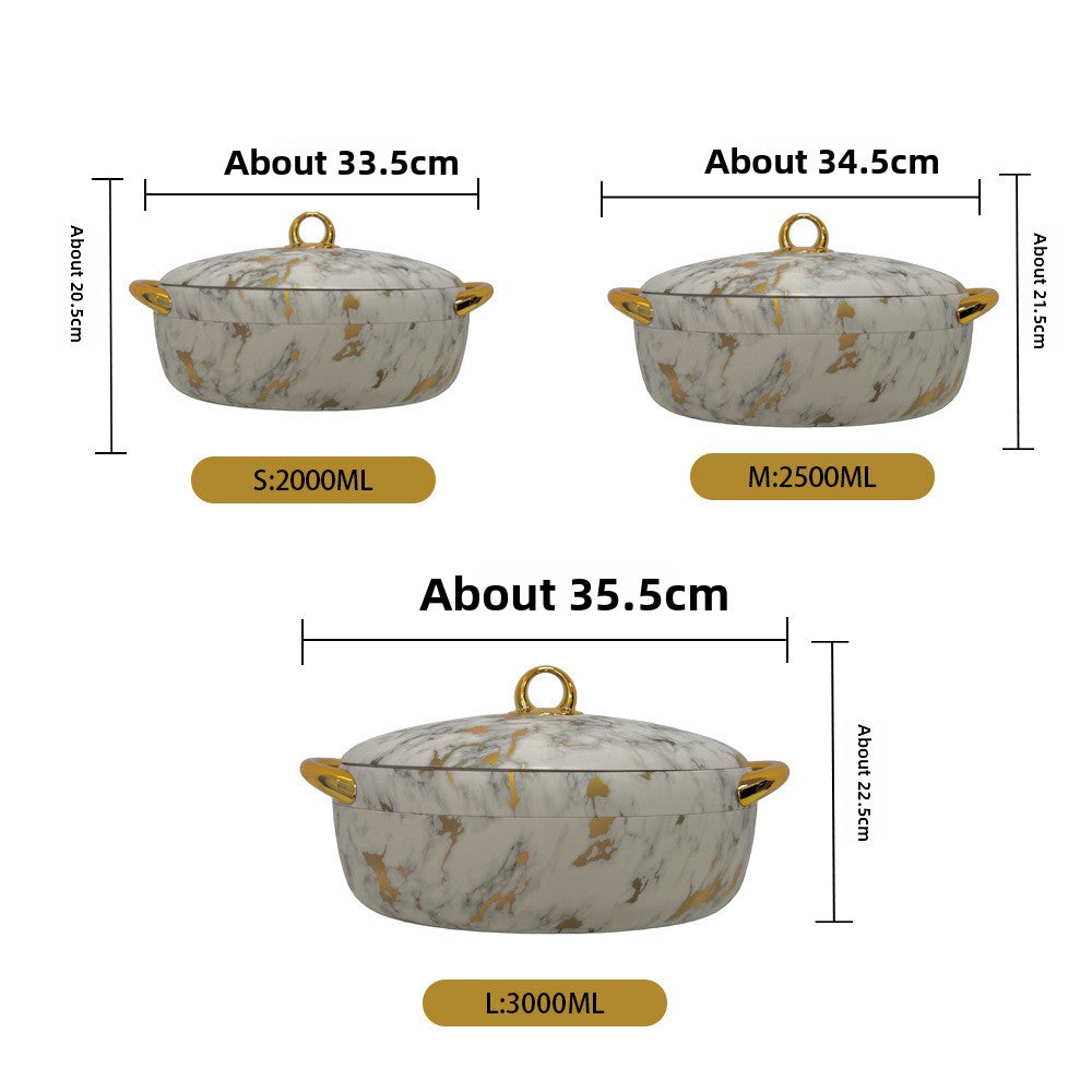 Oval Insulated Food Warmer Container