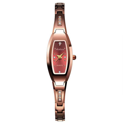 Oval ladies' watch with a small dial