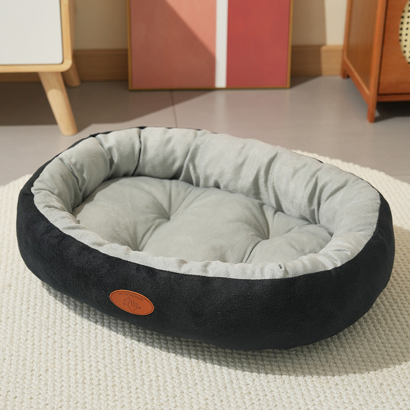 Oval Pet Bed for Dogs and Cats