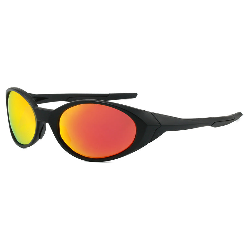 Oval Polarized Sports Sunglasses