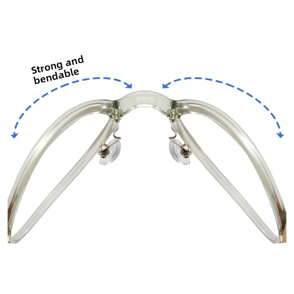 Oval-shaped eyeglass frame