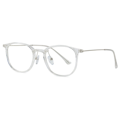 Oval-shaped eyeglass frame
