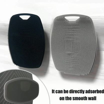 Oval Silicone Shampoo Bath Brush