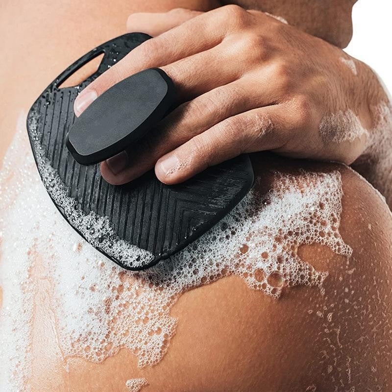 Oval Silicone Shampoo Bath Brush