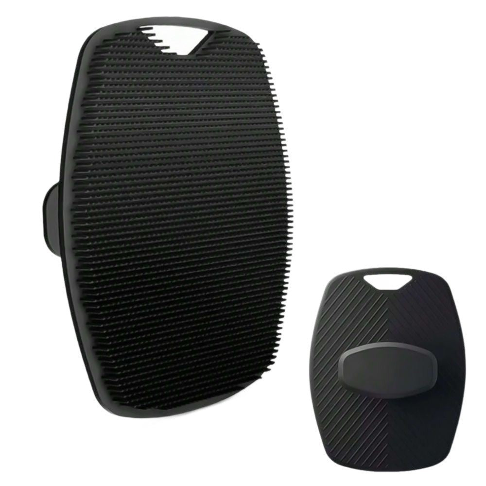 Oval Silicone Shampoo Bath Brush