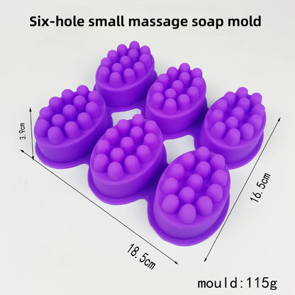 Oval Silicone Soap Mold