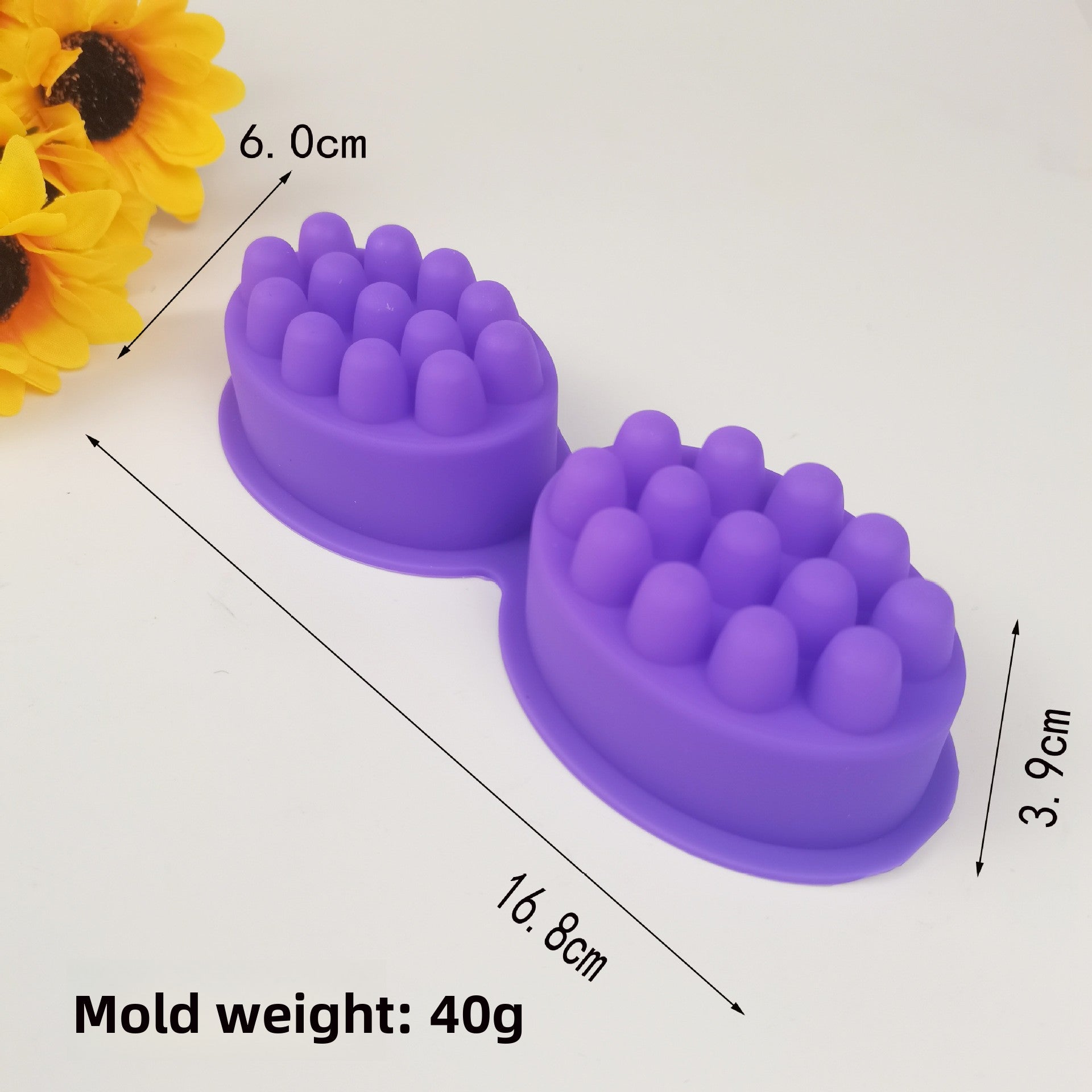 Oval Silicone Soap Mold
