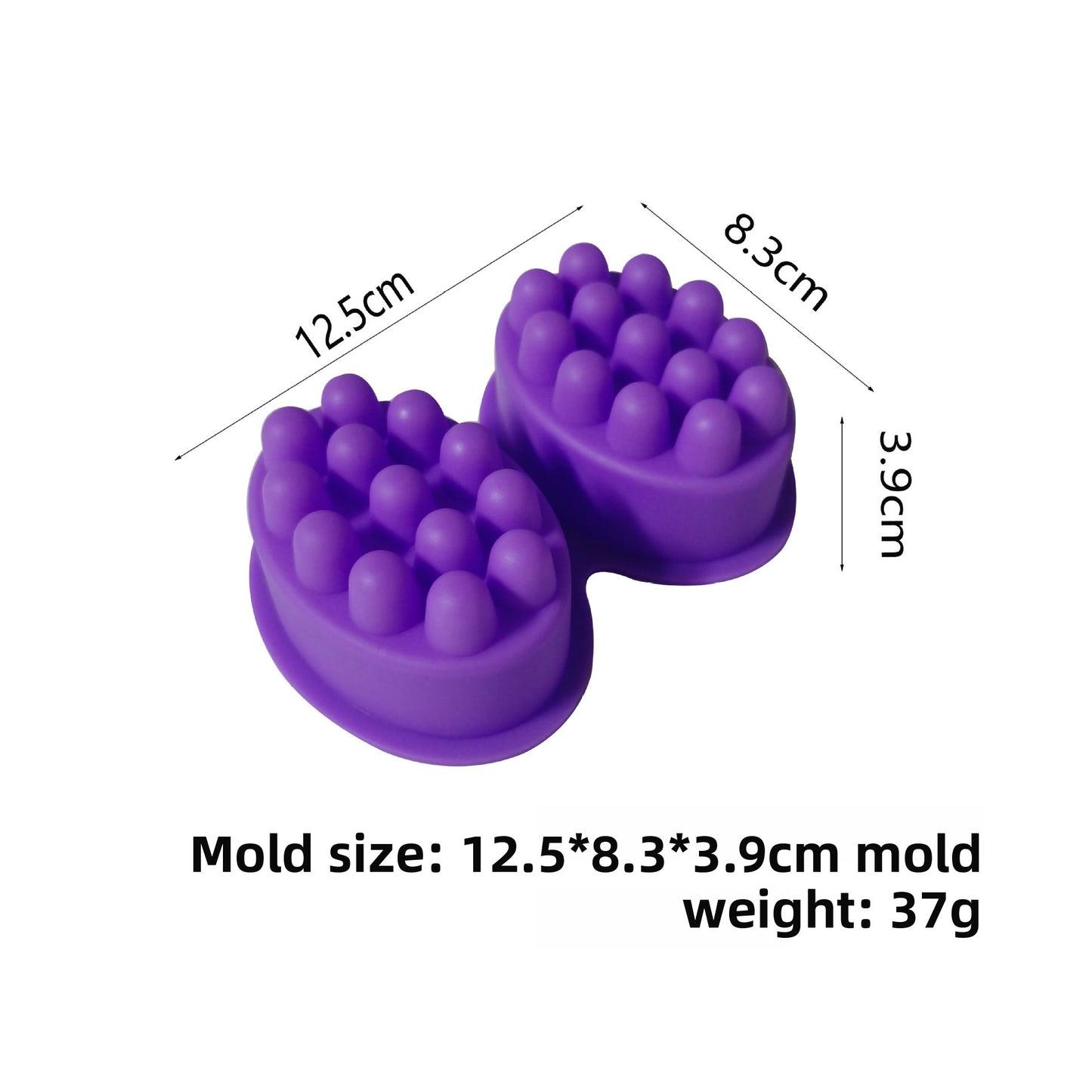 Oval Silicone Soap Mold