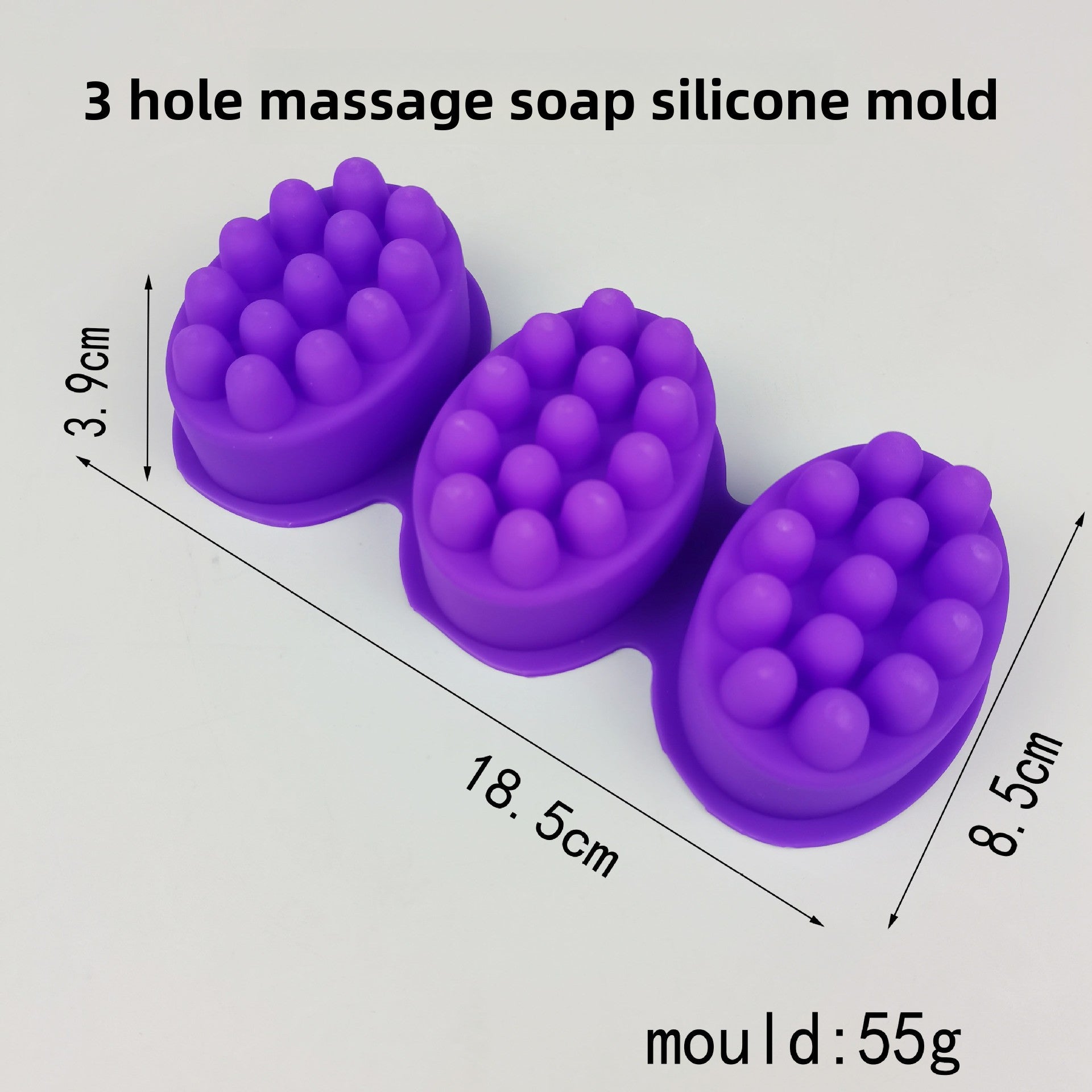 Oval Silicone Soap Mold