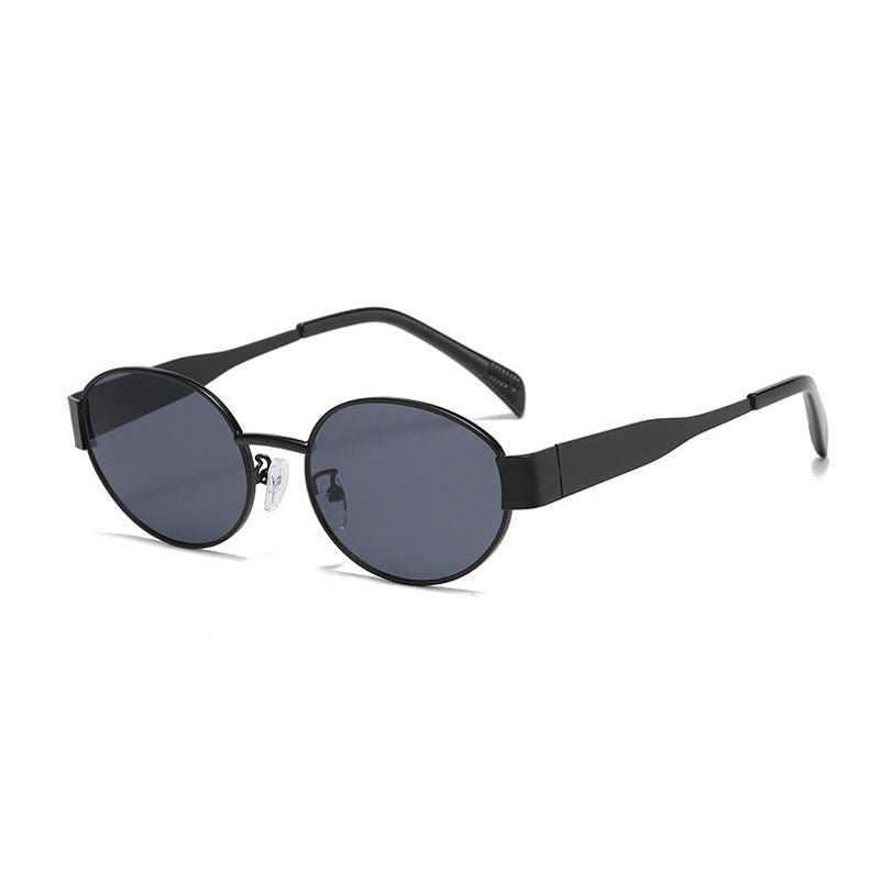 Oval Sunglasse Street Photograph Glasses for Women