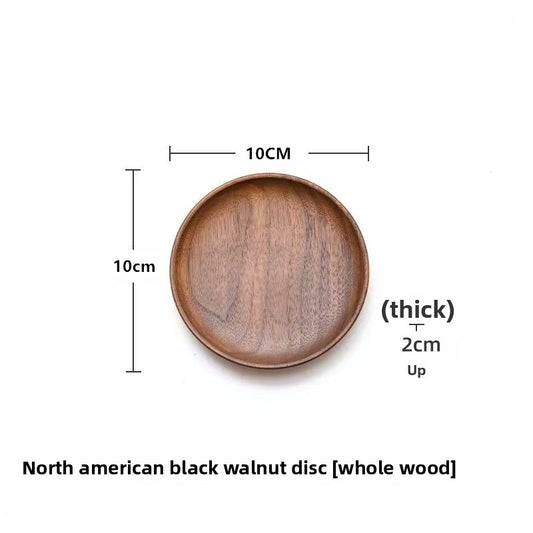 oval wooden tray solid wood rectangular plate