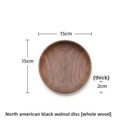 oval wooden tray solid wood rectangular plate