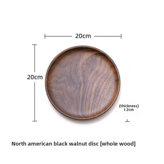 oval wooden tray solid wood rectangular plate