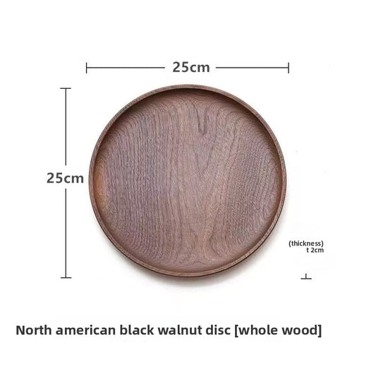 oval wooden tray solid wood rectangular plate