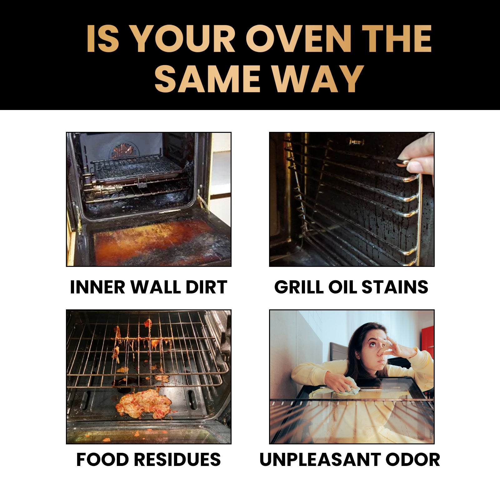Oven Grill Cleaner Degreasing Deodorizing Agent