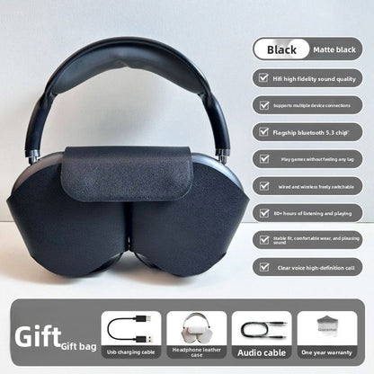 over-ear Bluetooth headphones