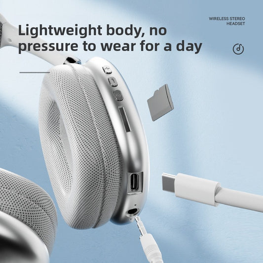 over-ear Bluetooth headphones