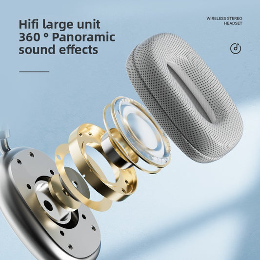 over-ear Bluetooth headphones